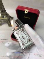 ARW 1:1 eplica Cartier Limited Editions Jet lighter White&Silver Or White&Gold Lighter